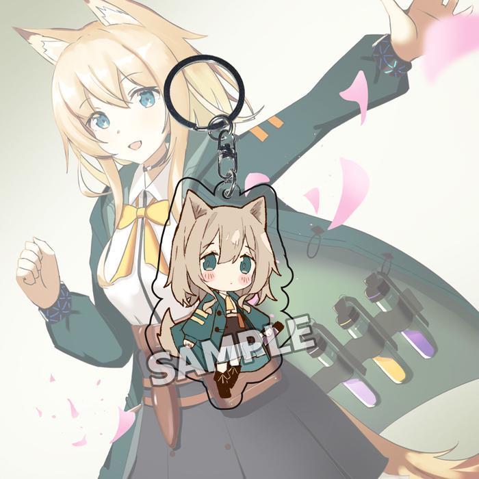 Gantungan Kunci arknight Podenco 02- Key Chain - Ganci