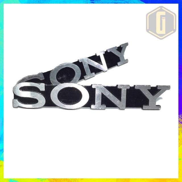 Tem Logo Sony Nhôm Dán Tivi Dán Loa (giá 1 chiếc) - MrG