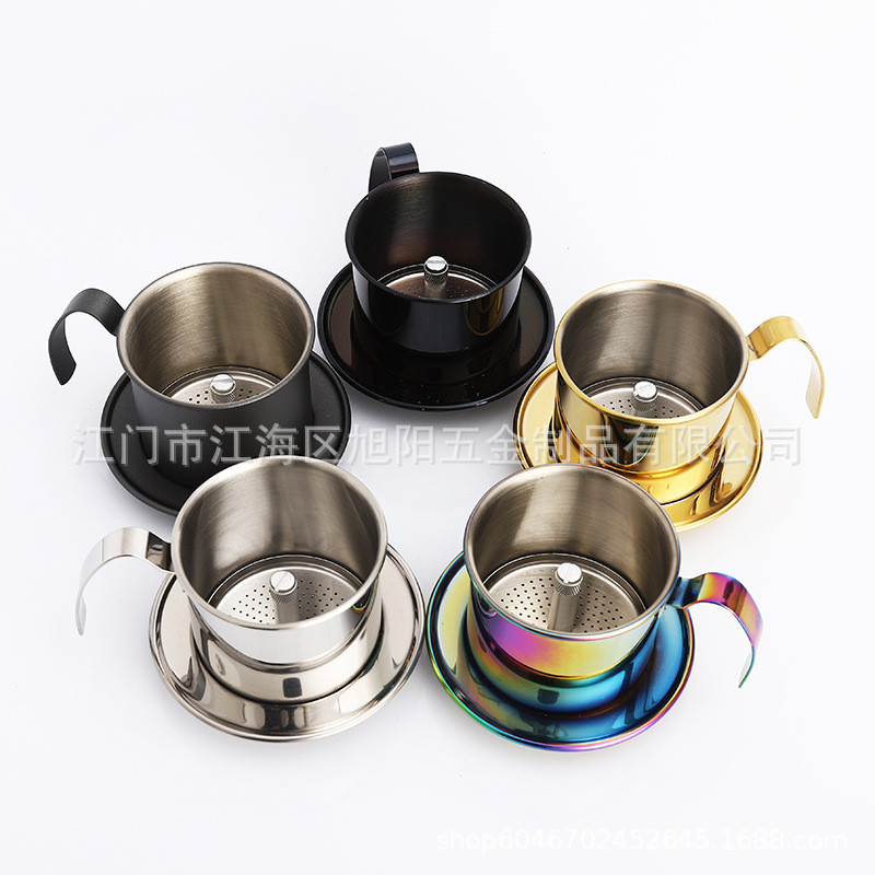 304 Máy pha cà phê Việt Nam Cốc lọc Bình nhỏ giọt Máy pha cà phê nhỏ giọt Việt Nam Cốc lọc cà phê gi