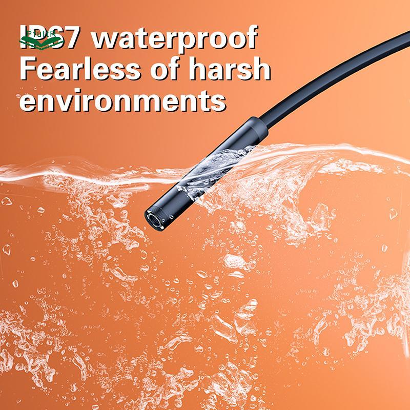 Camera PfultR 7mm 2M Dây cứng Android Type-C USB Phát hiện ô tô Camera phát hiện đường ống nội soi chống nước Cáp có thể điều chỉnh.