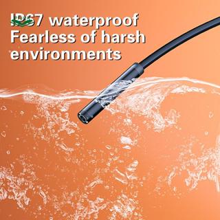 Camera PfultR 7mm 2M Dây cứng Android Type-C USB Phát hiện ô tô Camera phát hiện đường ống nội soi chống nước Cáp có thể điều chỉnh.