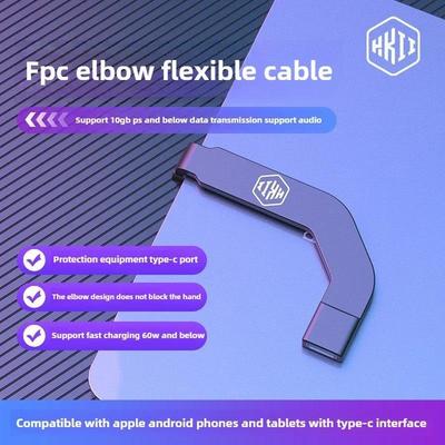 Fonken 60W USB-C Bộ Chuyển Đổi Sạc Nhanh Type-C Nam Sang Nữ Bộ Chuyển Đổi Dữ Liệu Âm Thanh Cho Điện Thoại Thông Minh Máy Tính Bảng