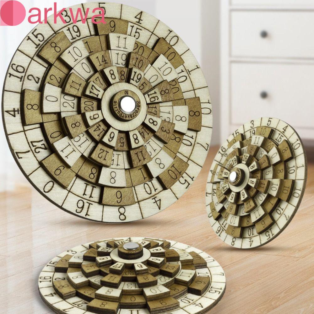 DARKWA Huarong Road Number Puzzle Brain Teaser IQ Test Gift