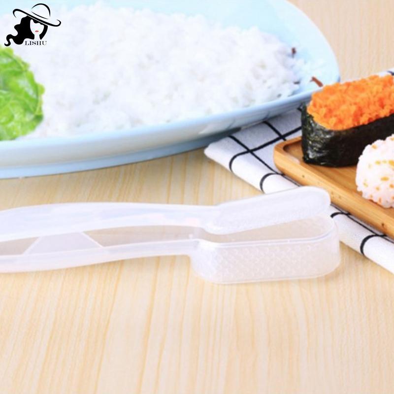 LISHU Khuôn Sushi Onigiri Rice Ball Maker Warship Sushi Mold Rice Ball Making Tools th