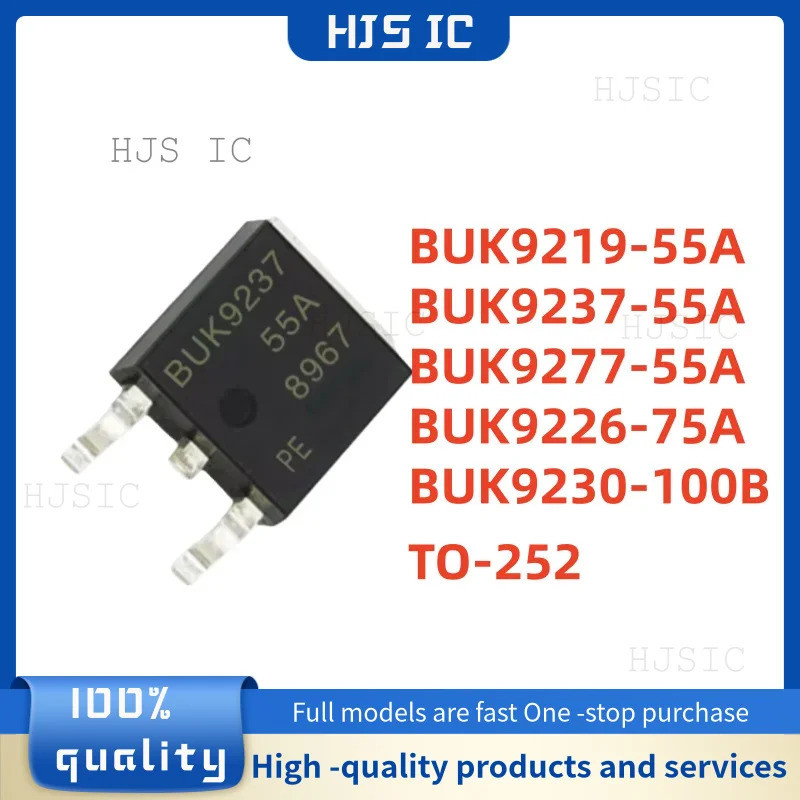 5 CHIẾC BUK9219-55A BUK9246-75A BUK9230-100B BUK9237-55A BUK9277-55A TO-252 BUK9219 BUK9226 BUK9230 