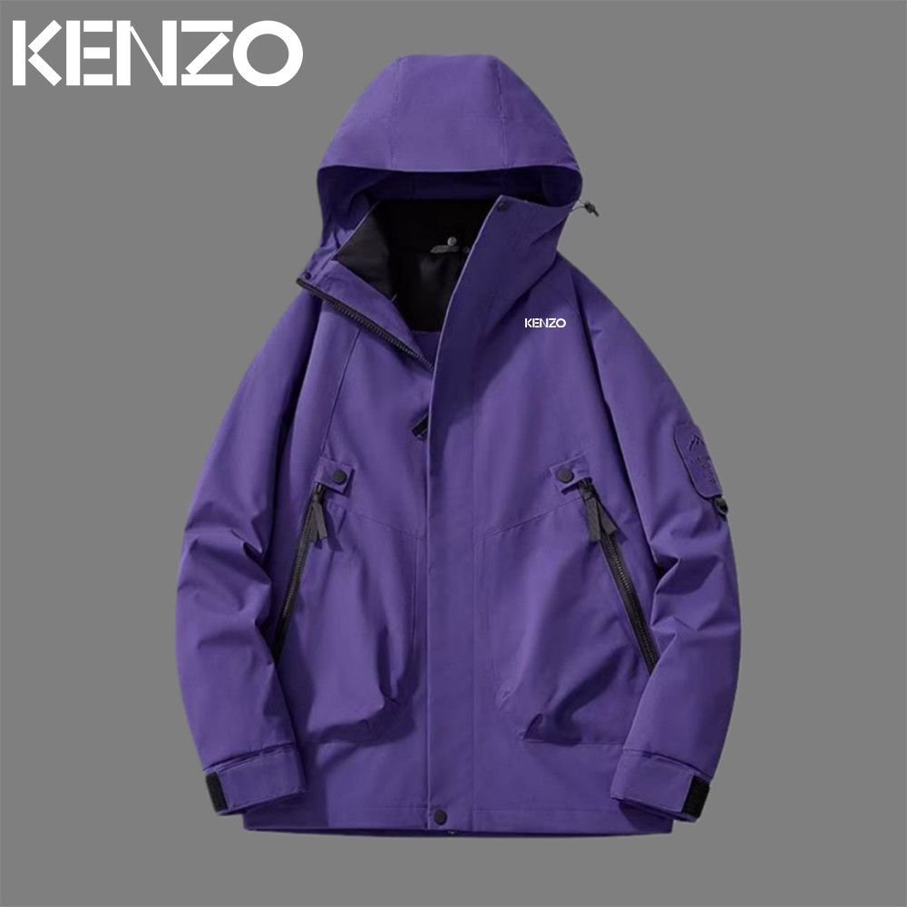 KENZO Takada Thu Đông 2025 - Áo Khoác Cotton Nam Nữ, Chống Gió & Mưa, Thiết Kế Retro và Ấm Áp