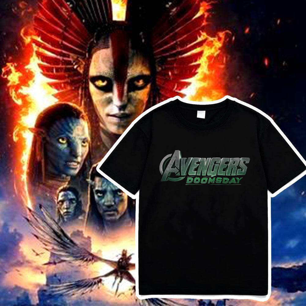 Avatar 3 Gửi Áo Thun Cổ Tròn In Hình Avengers 5 Cotton