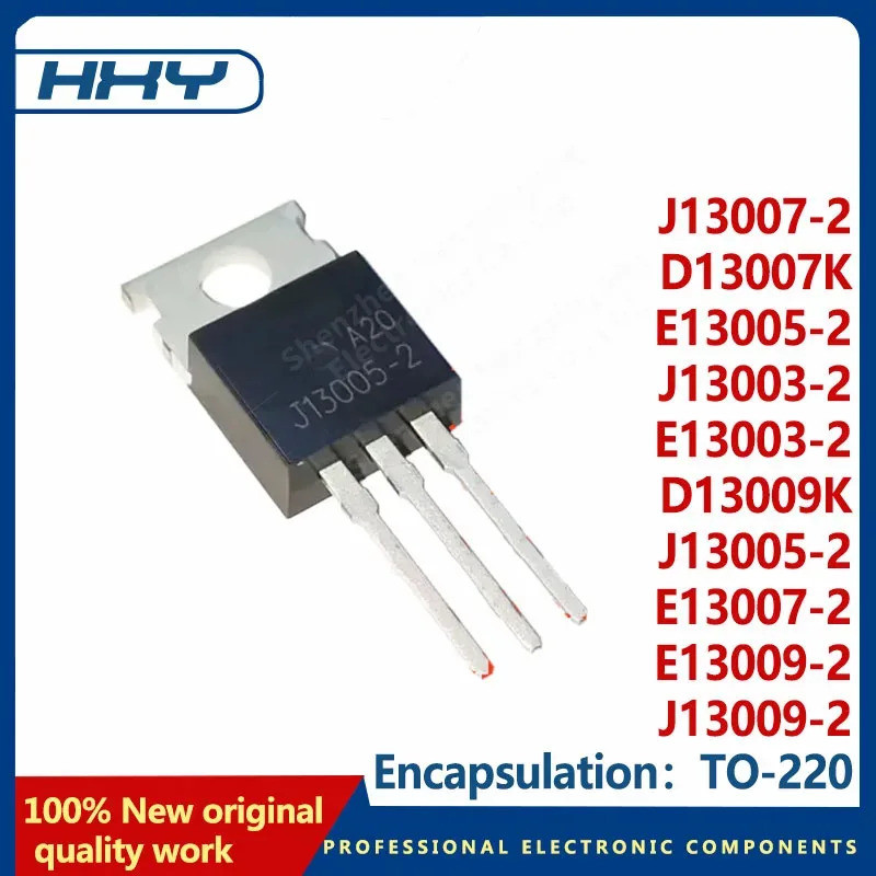 5 Chiếc E13007 E13007-2 J13007 J13009-2 E13009 E13005 J13005 E13003 J13003-2 D13007K TO-220 Hiệu Ứng