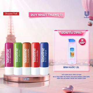  Son dưỡng môi Vaseline Care Stick 4.8g  tùy chọn  