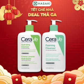   DAILY  Sữa Rửa Mặt Cerave Sạch Sâu Cho Da Thường Đến Da Dầu Da Khô Hasaki Sản Phẩm Chính Hãng 