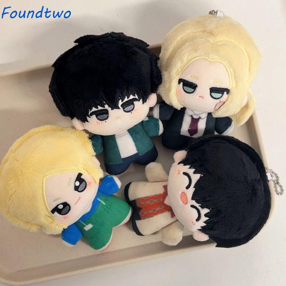 FOUNDTWO Sakamoto Days Plush, Anime Ngoại Vi Cotton Búp Bê Sang Trọng Shin Asakura, Bộ Sưu Tập 10cm 