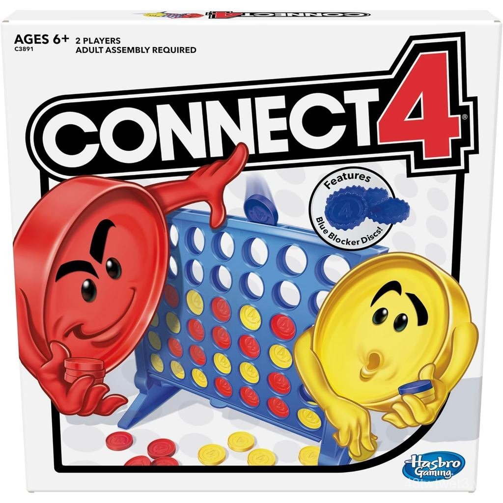 Trò chơi bảng chiến lược Hasbro Gaming Connect 4 từ 6 tuổi trở lên (Độc quyền)