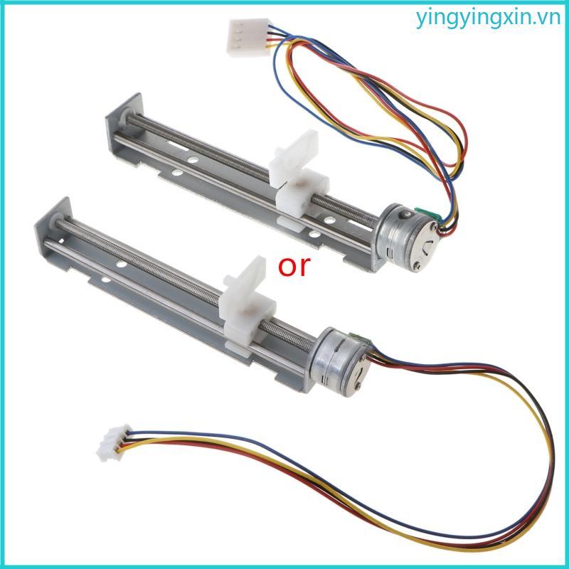 YIN DC 4-9V Drive Stepper Motor Vít có đai ốc Thanh trượt 2 pha 4 dây cho E