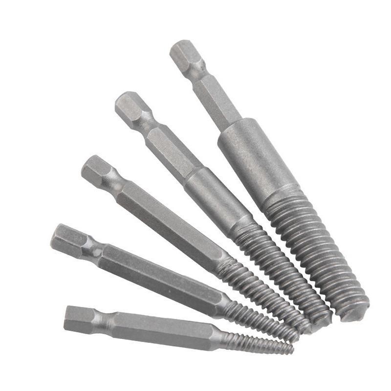 Hexagon Shank Broken Thread Extractor Single-Head Fine-Thread Reverse Thread Broken Thread Removal T