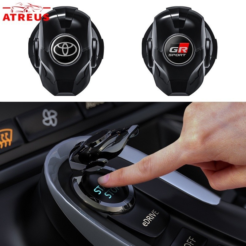 Công tắc đánh lửa ô tô Toyota Nút khởi động động động cơ Vỏ bảo vệ cho Toyota Vios ncp93 Wish Hilux 