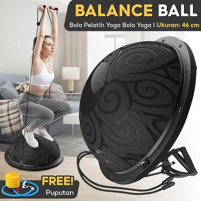 MALL - 6006N Bóng cân bằng (46) Vân mây chống trượt kèm bơm, tập luyện tại nhà, gym phù hợp cho yoga