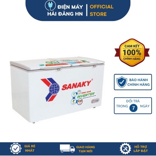 Tủ đông Inverter Sanaky 560 lít VH-5699HY3 Điện Máy Hải Đăng HN