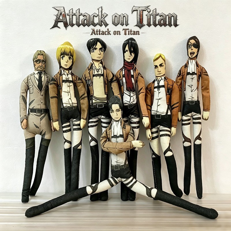 Tấn Công Titan Levi Ackerman Eren Jaeger Armin Arlert Cosplay Búp Bê Sang Trọng Búp Bê Trừu Tượng Dâ