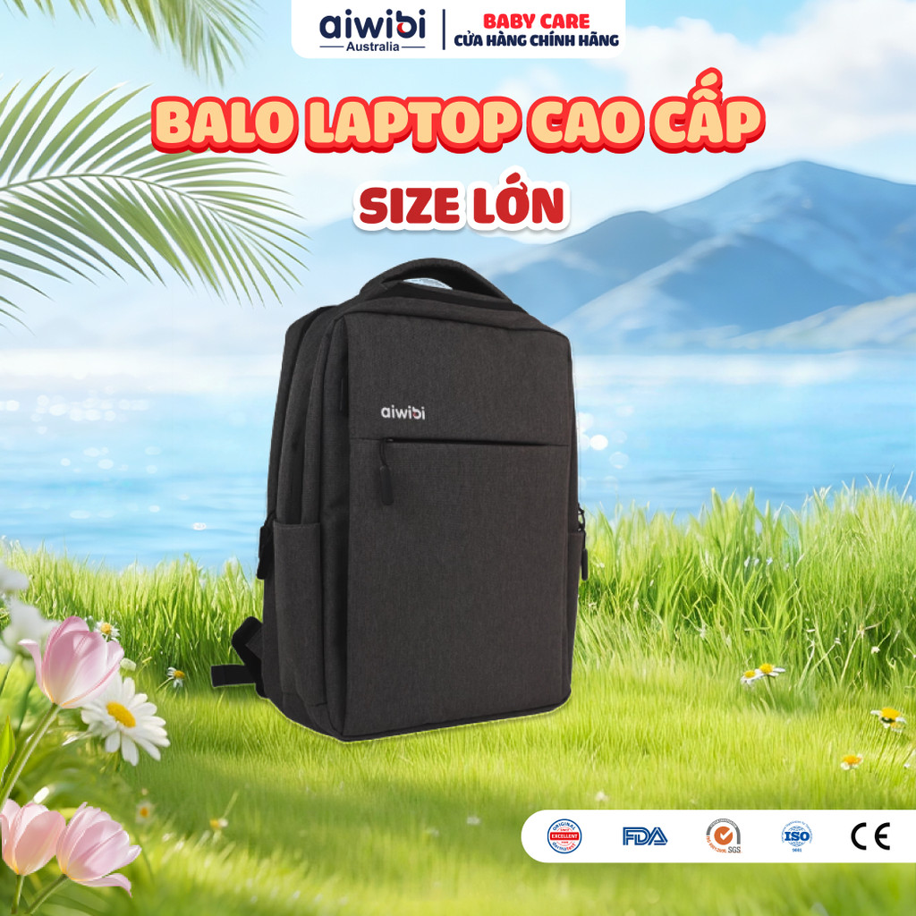 Balo Aiwibi Đựng Laptop, Chất Liệu Cao Cấp