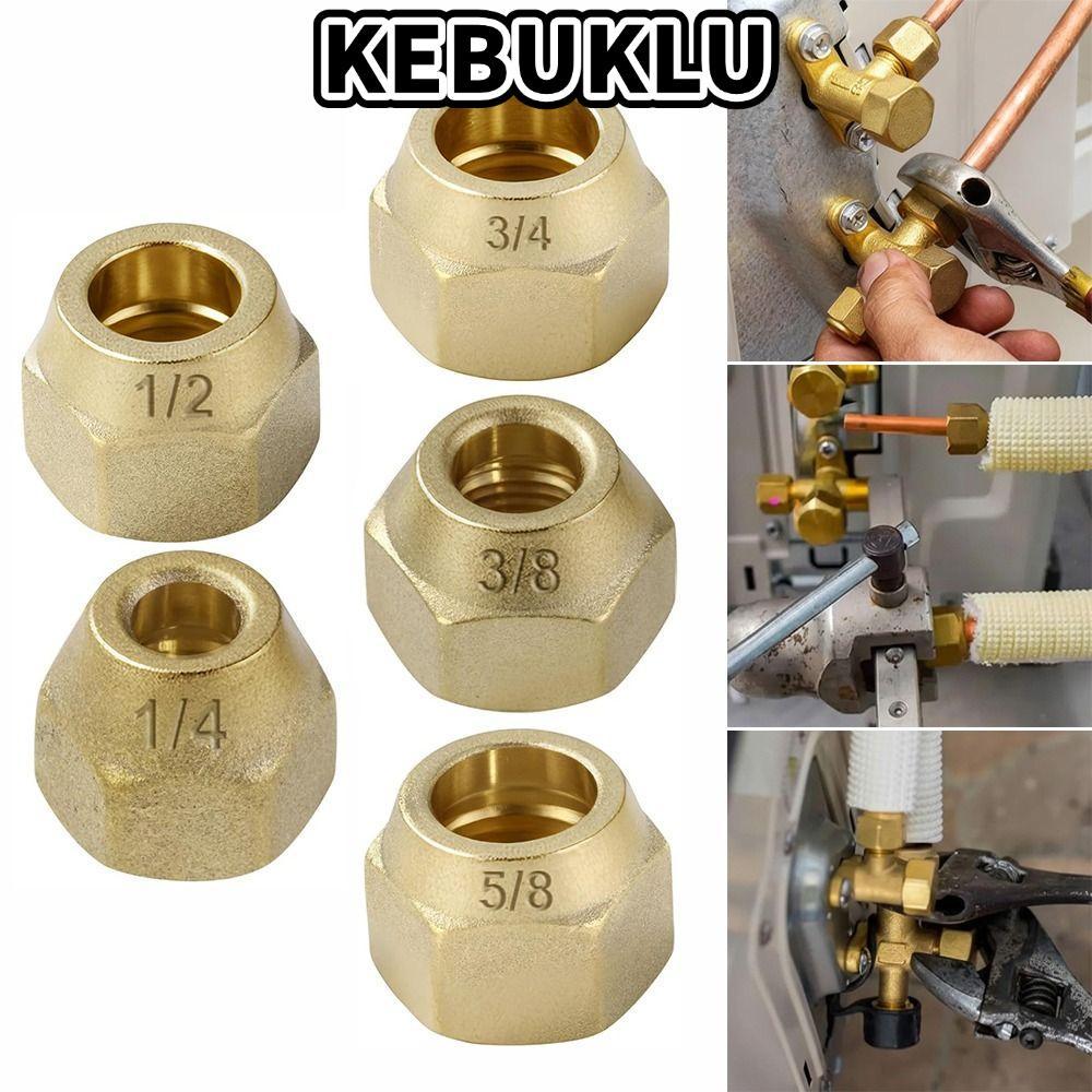Phụ kiện ống Flare KEBUKLU, Đai ốc Flare dày 5 / 16 "1 / 8" 3 / 4 ", Đai ốc Flare 1 / 4" 3 / 8 "1 / 