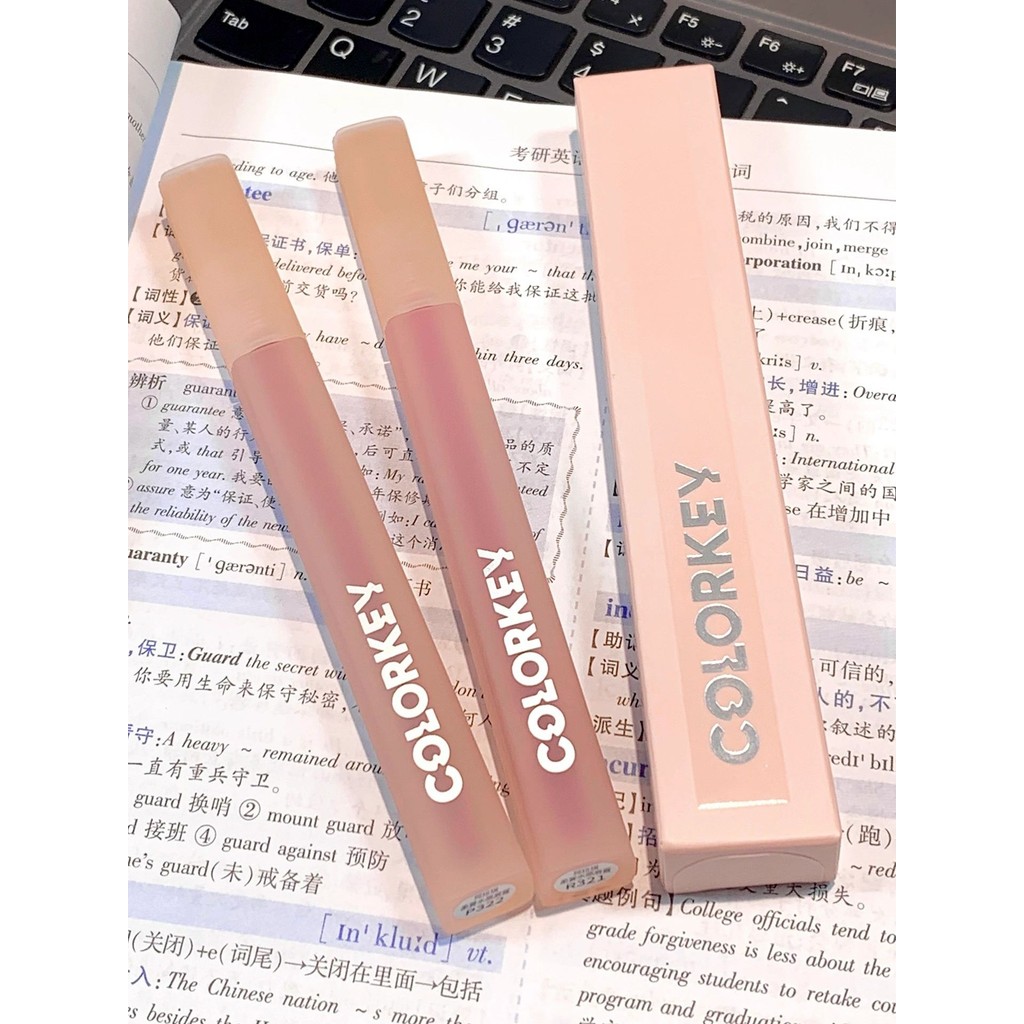 Colorkey Colorkey Colorkey Lip Gloss Water Mist Lip Gel Son Môi Không Phai Màu Nhúng Cốc Matte Trang