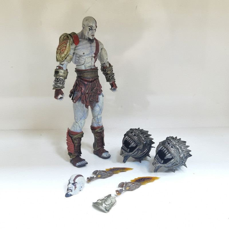 NECA God of War 3 Ultimate Kratos Kratos Kratos Kratos Nhân Vật Hành Động Hình Mô Hình Đóng Hộp Phiê