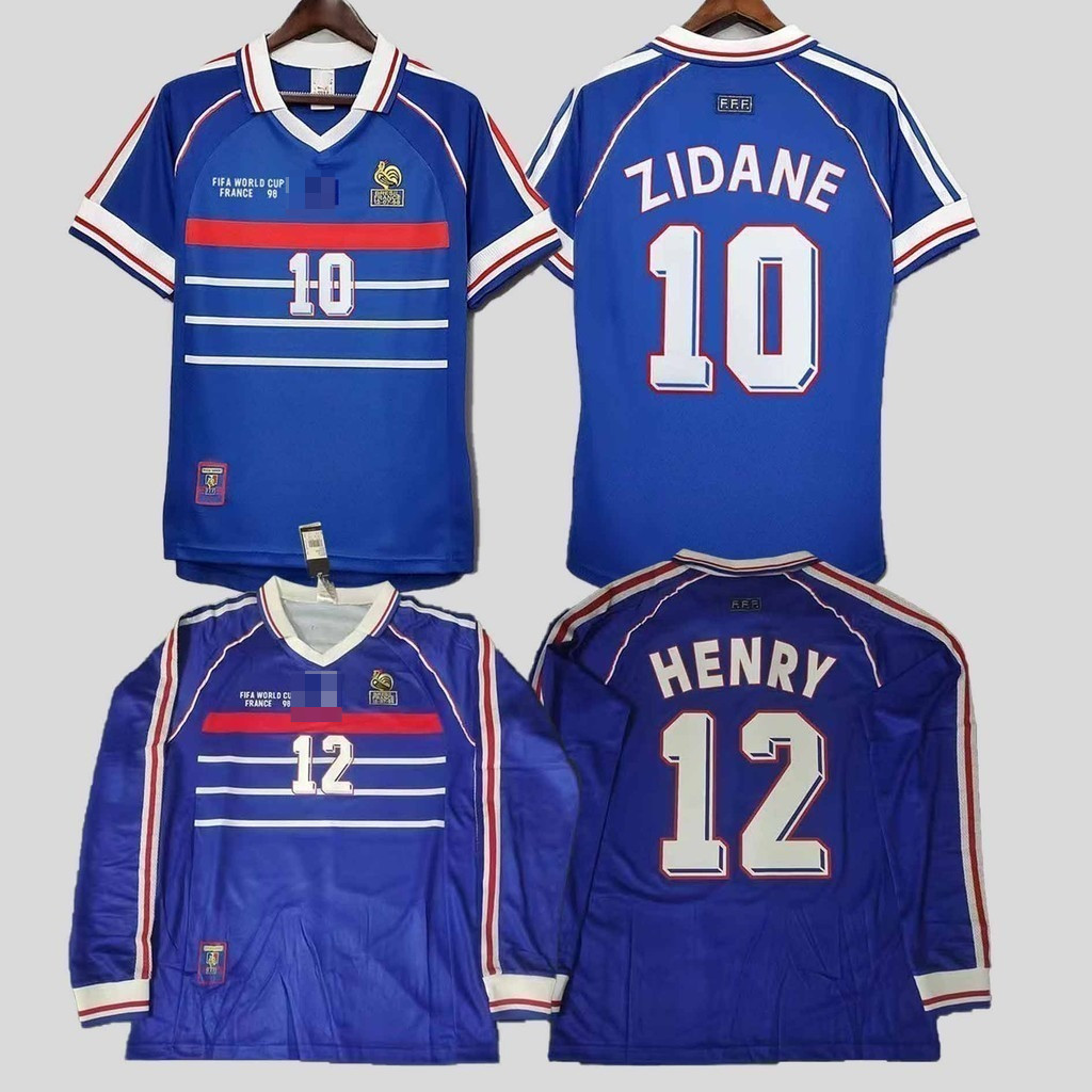 Vấn đề retro 1988 france sân nhà zidane áo bóng đá áo bóng đá nam