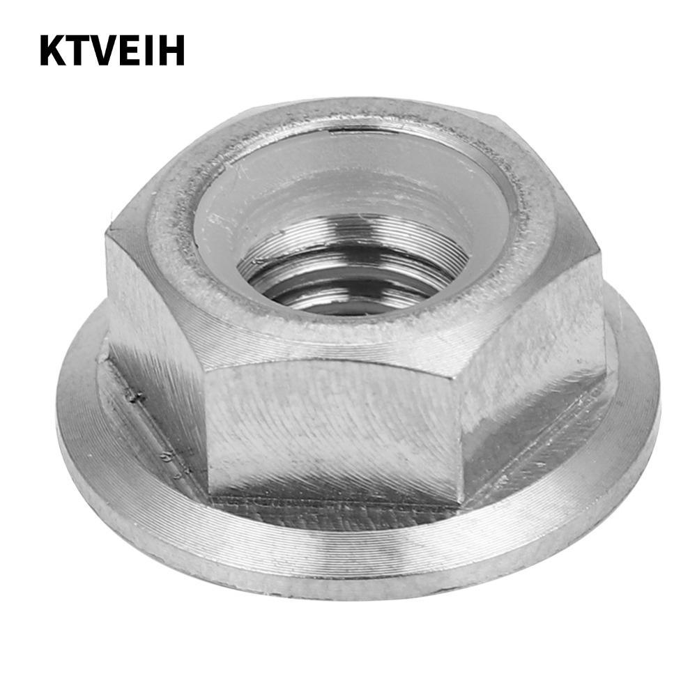 Đai Ốc Mặt Bích Lục Giác Cường Độ Cao Hợp Kim Titan Cho Xe Đạp/Xe Máy - M5, M6, M8, M10, M14