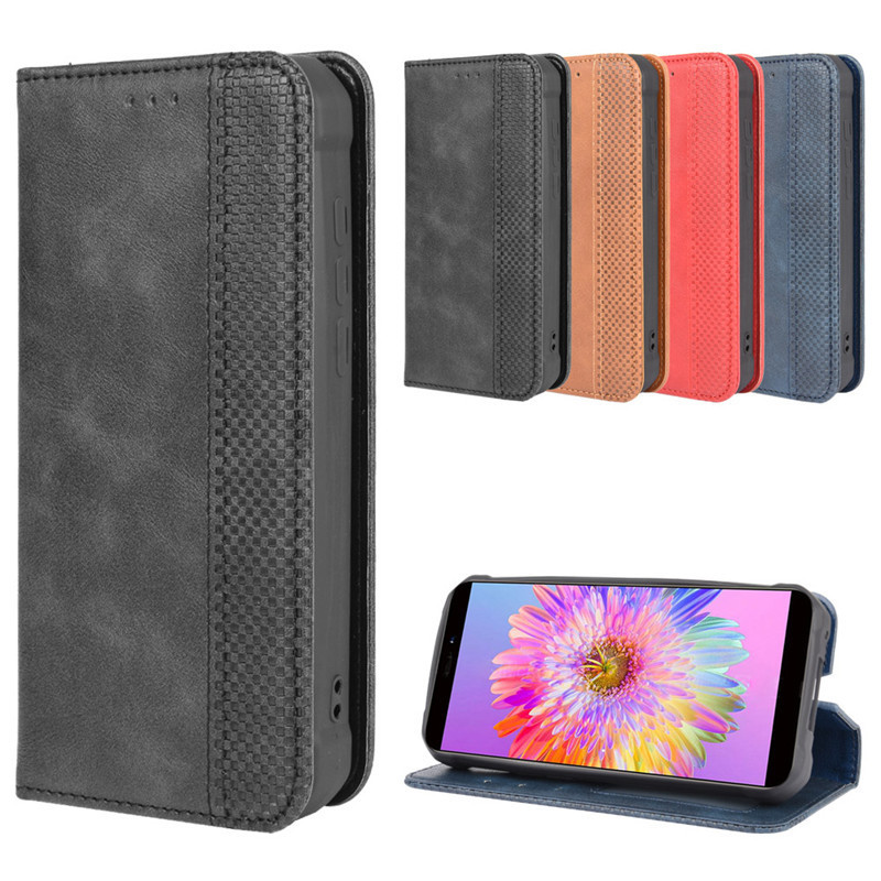 Thích hợp cho Ouqi WP5pRO Vỏ Điện Thoại Oukitel WP5 Vỏ Da Điện Thoại Flip Card Ví Bảo Vệ Bên Ngoài