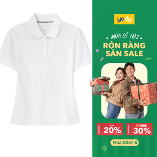   SALE   Áo Polo Thể Thao Nữ YODY Run For Health chất vải mịn mát form ôm thoải mái SAN7094 