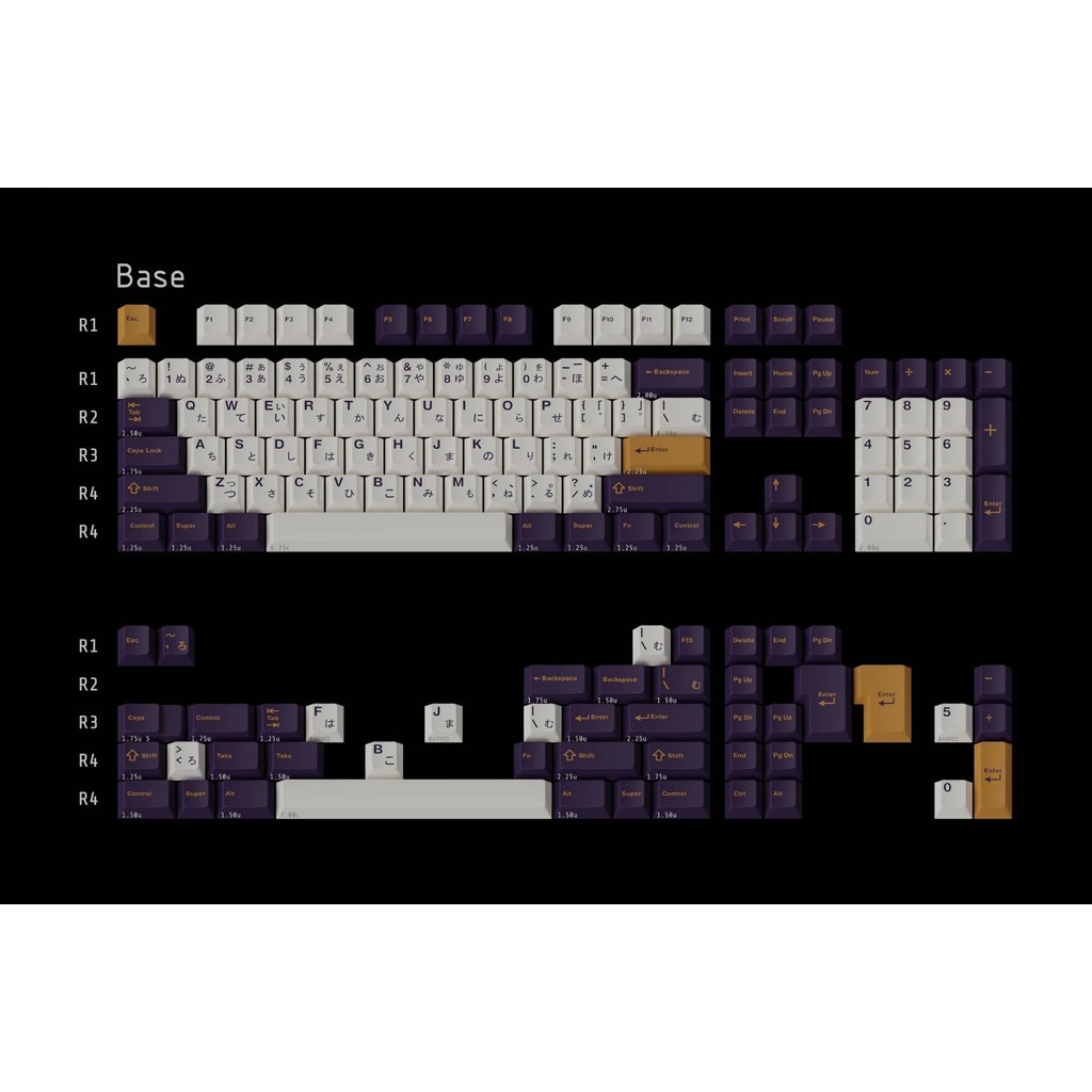 [HỎA TỐC HN - HCM] Keycap Cherry GMK CYL Tako ABS Doubleshot