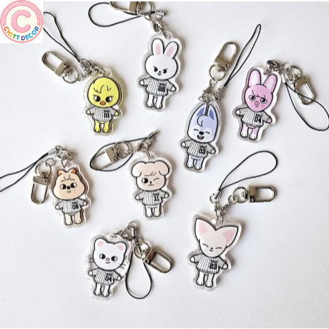 SKZOO Baseball Jersey Keychain/Phone Charm - chit