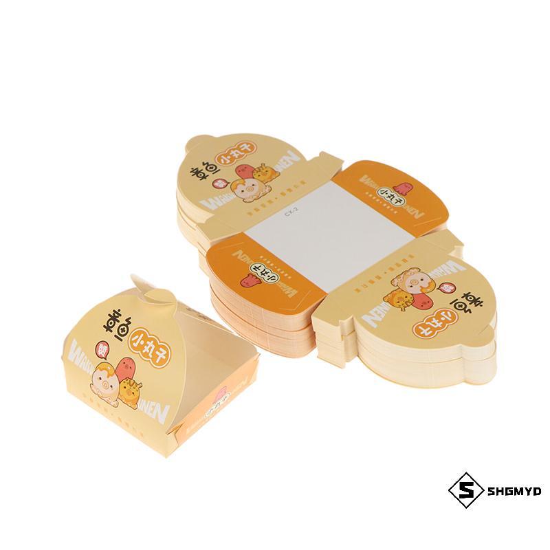 SHGMYD > 100 Chiếc Hộp Đóng Gói Bạch Tuộc Dùng Một Lần Thực Phẩm Đường Phố Nhật Bản Takoyaki Takeawa