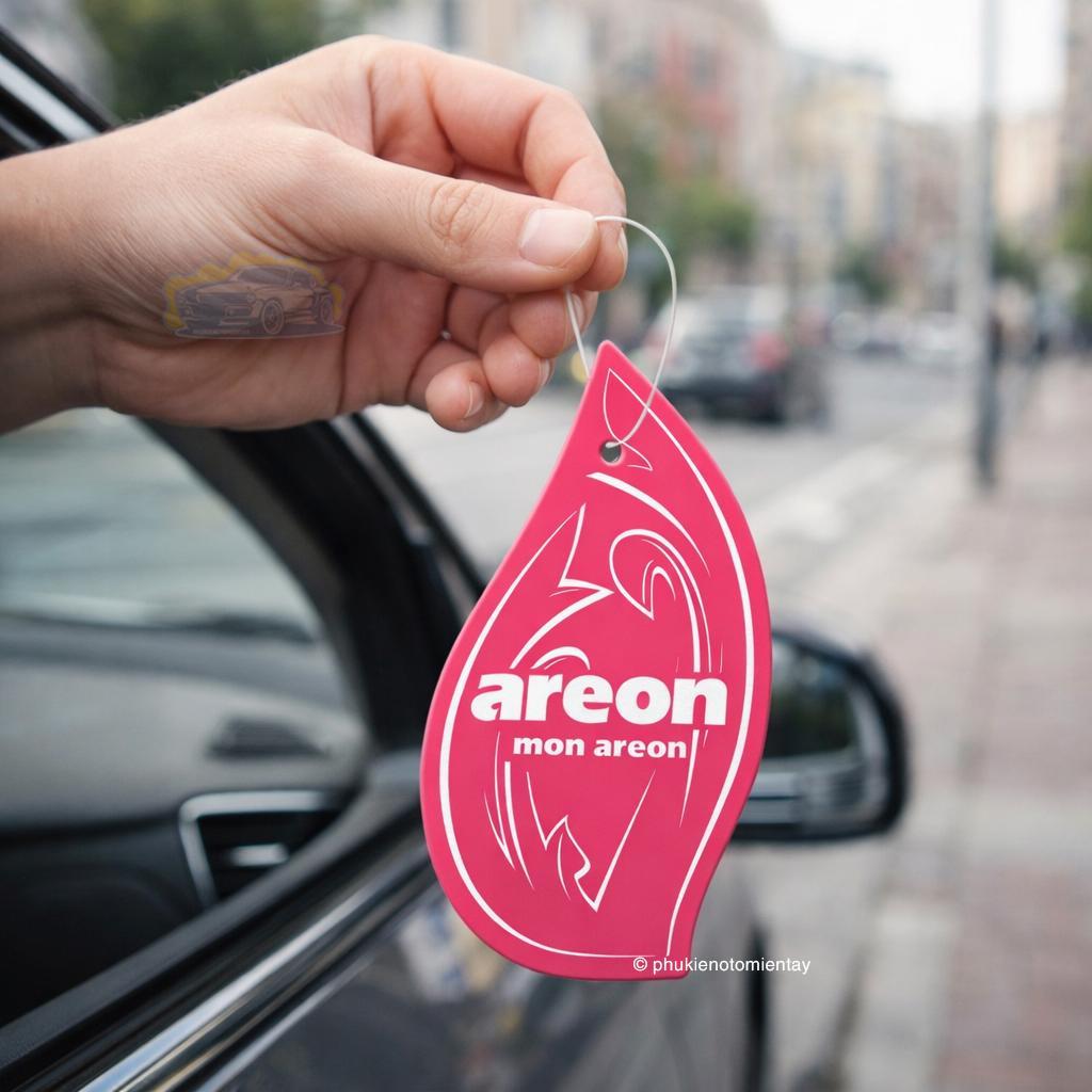 Areon Combo 5 Cái Lá Thơm Treo Xe Ô Tô Hương Dưa Hấu Khử Mùi Tốt Trang Trí Nội Thất Xe Hơi Nhập Khẩu Chính Hãng 2