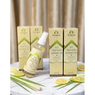 Xịt tinh dầu hương sả - 100ml - Mangala - ĐUỔI MUỖI, THƠM NHÀ