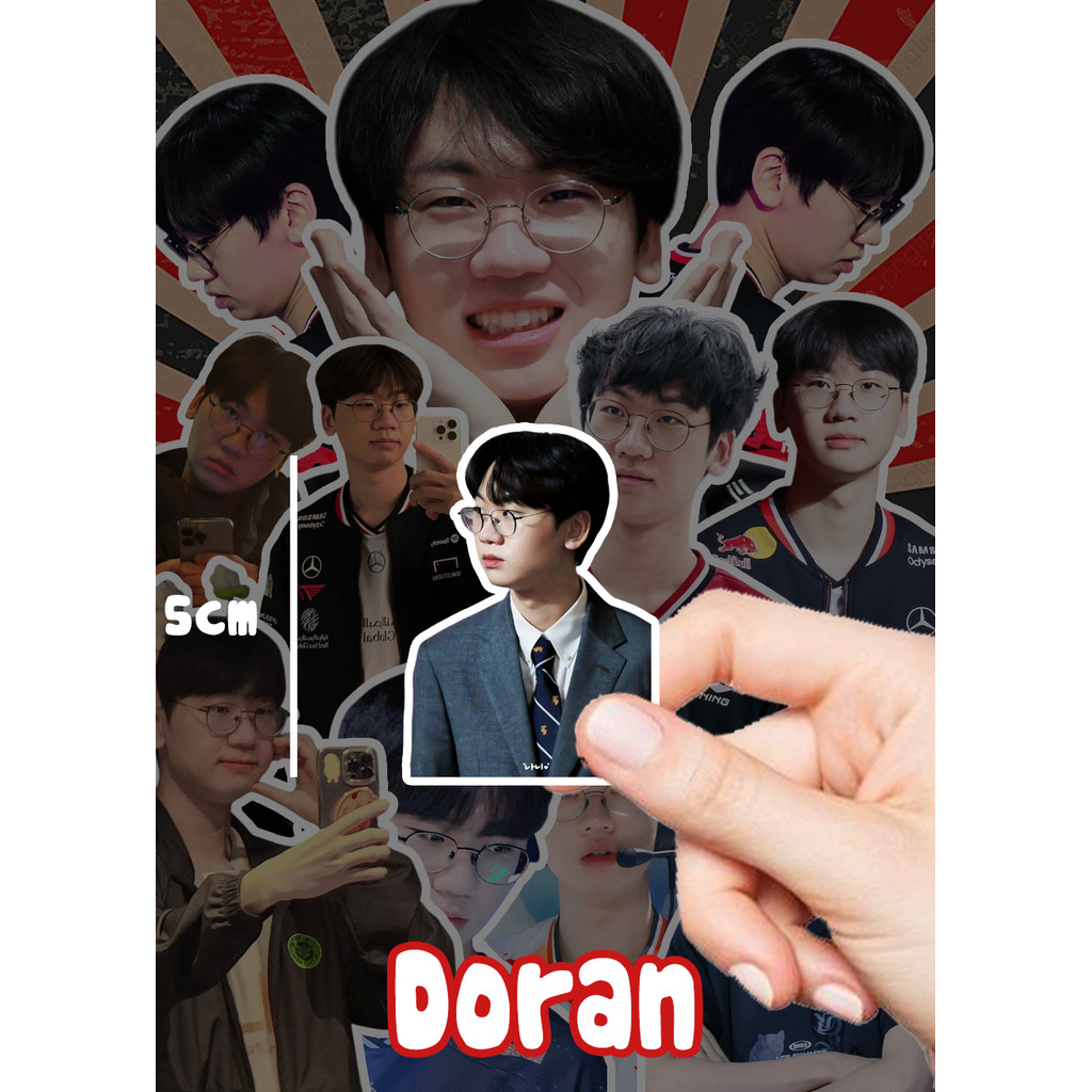Set 146 Sticker Doran team T1 đã cắt sẵn 🎉 – dán vô tư không sợ hết, fan T1 tha hồ sáng tạo