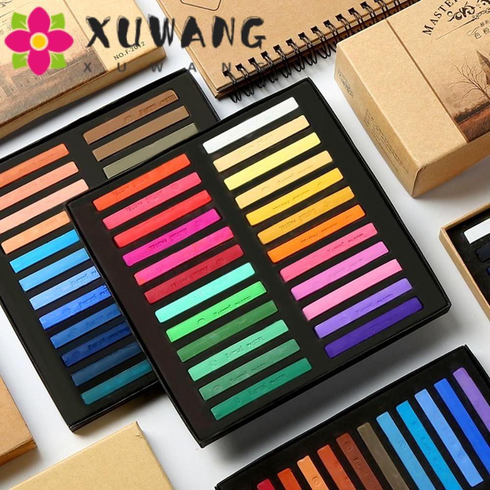 XUWANG Soft Pastel Graffiti 12 / 24 / 36 / 48 Màu Vẽ Nghệ Thuật