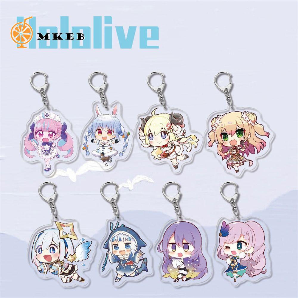 MKEB Hololive Mặt Dây Chuyền Ookami Mio Kawaii Cosplay Quà Tặng Đồ Chơi Gawr Gura Murasaki Shion Hol