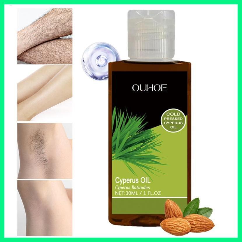 Dầu Cyprus Tẩy Lông Hạt Tự Nhiên Dầu Cỏ Giảm Tăng Trưởng Tóc Cyperus Rotundus Dầu Cho Tóc cametyvn