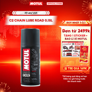  Xịt sên   xích MOTUL C2 CHAIN LUBE ROAD 0.15L 