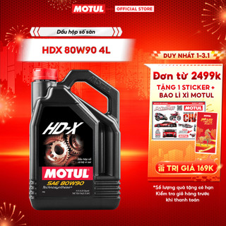  Dầu hợp số sàn xe ô tô MOTUL HDX 80W90 4L 