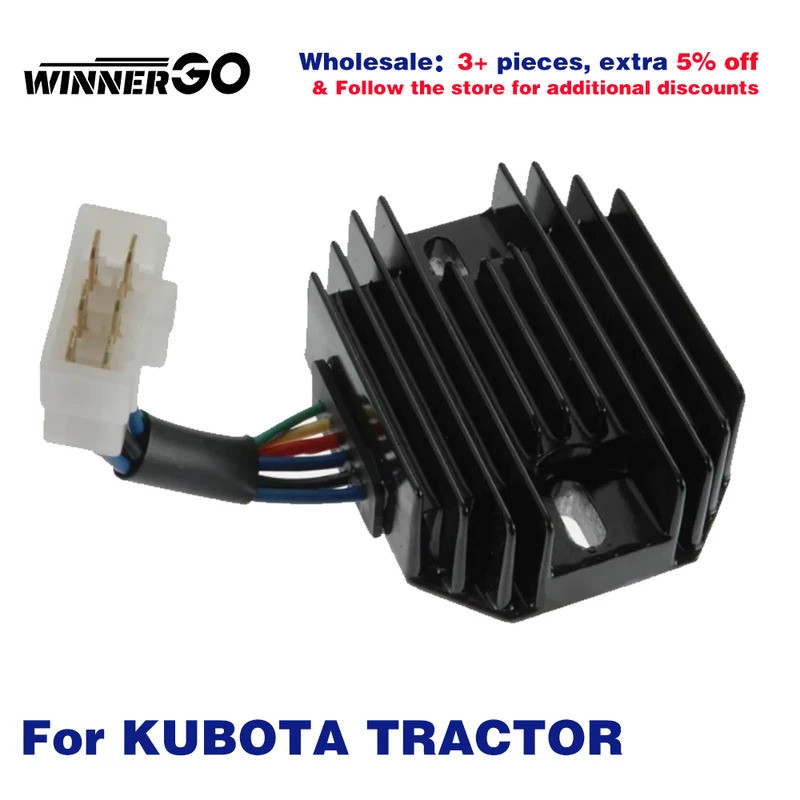 Bộ chỉnh lưu điều chỉnh điện áp cho KUBOTA TRACTOR BX1500 BX1800 BX1830 BX22 BX23 Z602E B9200 G1800 