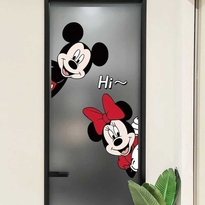 Mickey Trang Trí Phòng Ngủ Tranh Đầu Giường Nền Tranh Treo Tường Hoạt Hình Chuột Mickey Phòng Trẻ Em