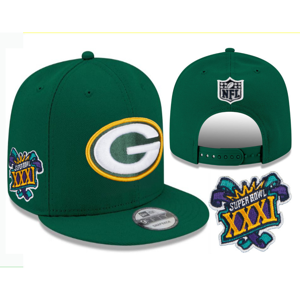 Mũ bóng chày Snapback Green Bay Packers Super Bowl XXXI Side-Patch