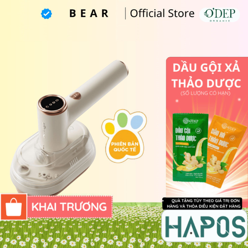 Bàn ủi hơi nước cầm tay Bear Chính hãng, bề mặt ủi lớn, làm nóng nhanh, tự vệ sinh cặn GTJ-A12Z2 - H