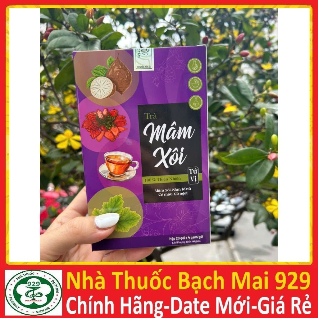 Trà Mâm Xôi Rừng 20gr,Trà Mâm Xôi Túi Lọc, Cây Mâm Xôi Rừng Tăng Niêm Mạc, hỗ trợ IUI –IVF