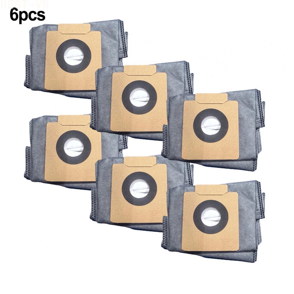 6 Piece Cloth Dust Bags Compatible with For EUFY For Omni C20 Robot Vacuum Large