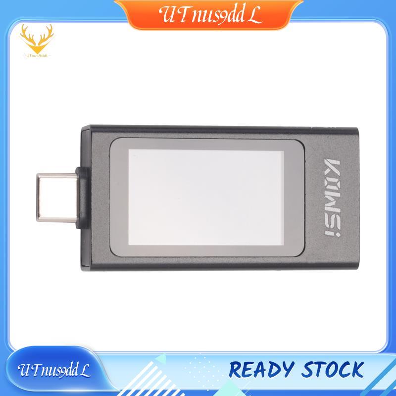 [UTnus9ddL] Máy kiểm tra Type-C KWS-X1 DC 3.3-36V 0-12A Máy đo phát hiện dòng điện áp kỹ thuật số Mà