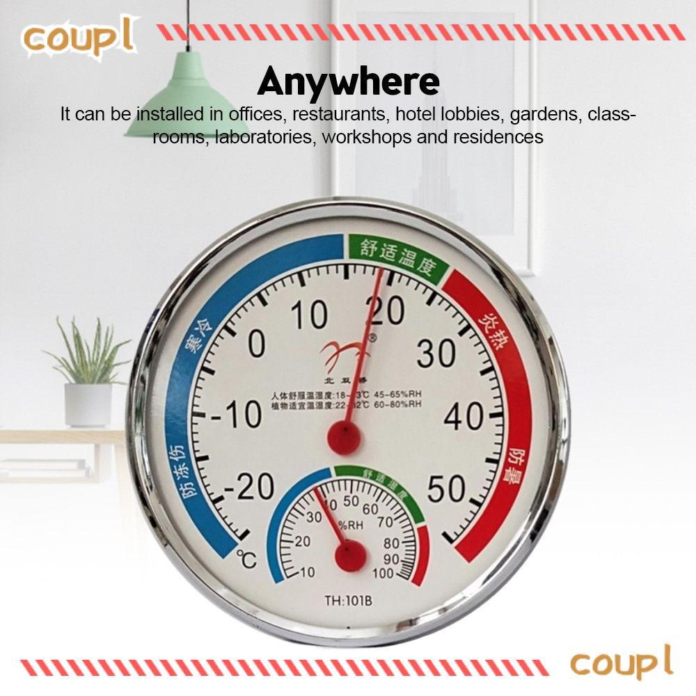Con trỏ đo nhiệt độ COUPL -20-50 Máy đo độ ẩm tròn 20% -100%