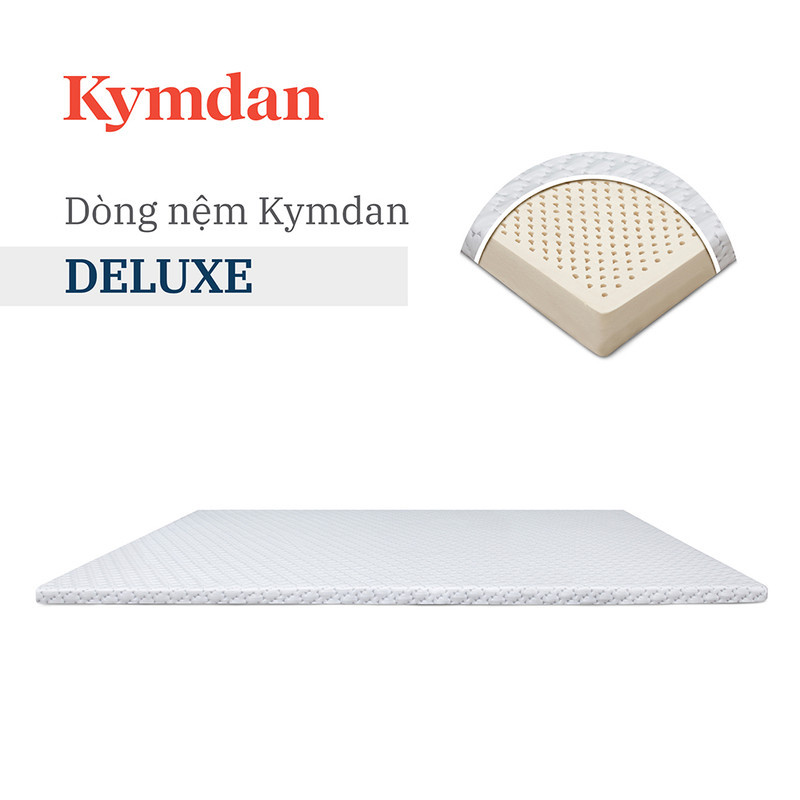 Nệm cao su thiên nhiên Kymdan Deluxe độ dày 5 / 7,5 cm